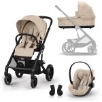 Carucior Balios S Lux 3 in 1 BLK Plus Almond Beige