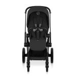 Cărucior 2 în 1 PRIAM Comfort cadru Matt Black cu Landou pliabil și parte sport Sepia Black Cybex Platinum - imagine 7