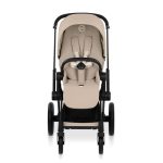 Cărucior 2 în 1 PRIAM Comfort cadru Matt Black cu Landou pliabil și parte sport Cozy Beige Cybex Platinum - imagine 7