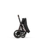 Cărucior 2 în 1 ePRIAM Comfort cadru Rosegold cu Landou pliabil și parte sport Sepia Black Cybex Platinum - imagine 8