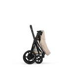 Cărucior 2 în 1 ePRIAM Comfort cadru Matt Black cu Landou pliabil și parte sport Cozy Beige Cybex Platinum - imagine 9