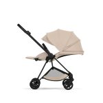 Cărucior 2 în 1 MIOS Comfort cadru Matt Black cu Landou pliabil și parte sport Cozy Beige Cybex Platinum - imagine 7