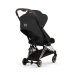 Cărucior 2 în 1 COYA  Comfort cadru Rosegold cu Landou pliabil și parte sport Sepia Black Cybex Platinum - imagine 7