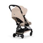 Cărucior 2 în 1 COYA Comfort cadru Matt Black cu Landou pliabil și parte sport Cozy Beige Cybex Platinum - imagine 8
