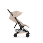 Cărucior 2 în 1 COYA Comfort cadru Matt Black cu Landou pliabil și parte sport Cozy Beige Cybex Platinum - imagine 9