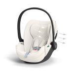 Scoică Auto pentru Copii Cloud T i-Size Plus Off White Cybex Platinum - imagine 3