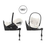 Scoică Auto pentru Copii Cloud T i-Size Plus Off White Cybex Platinum - imagine 9