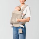 Marsupiu Bebe LAYA Almond Beige Cybex Gold - imagine 13