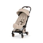 Carucior COYA Style Cozy Beige cadru Rosegold Cybex Platinum