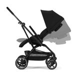 Cărucior Eezy S Twist+2 cadru BLK și Pachet Magic Black/2026 Cybex Gold - imagine 7