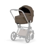 Cărucior 2 în 1 PRIAM Comfort cadru Matt Black cu Landou pliabil și parte sport Coconut Brown Cybex Platinum - imagine 3