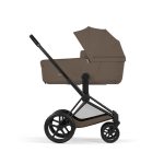 Cărucior 2 în 1 PRIAM Comfort cadru Matt Black cu Landou pliabil și parte sport Coconut Brown Cybex Platinum - imagine 5