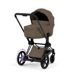 Cărucior 2 în 1 ePRIAM Comfort cadru Matt Black cu Landou pliabil și parte sport Coconut Brown Cybex Platinum - imagine 4