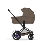 Cărucior 2 în 1 ePRIAM Comfort cadru Matt Black cu Landou pliabil și parte sport Coconut Brown Cybex Platinum - imagine 5