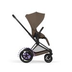 Cărucior 2 în 1 ePRIAM Comfort cadru Matt Black cu Landou pliabil și parte sport Coconut Brown Cybex Platinum - imagine 8