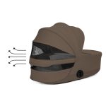 Landou pliabil PRIAM Style Landou pliabil Coconut Brown Cybex Platinum - imagine 5