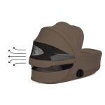 Landou pliabil MIOS / COYA Style Coconut Brown Cybex Platinum - imagine 6