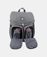 Geantă de maternitate 2 in 1 - Grey Melange - Dooky - imagine 5