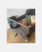 Landou pliabil pentru bebeluși - Grey Melange - Dooky Traveller - imagine 6