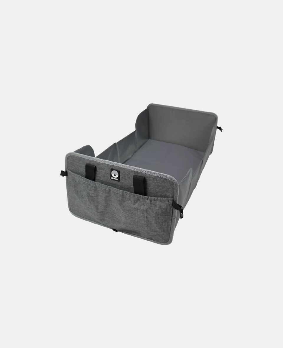 5038278003947.jpg Landou pliabil pentru bebeluși - Grey Melange - Dooky Traveller - imagine 1