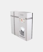 Cutie pentru amintirile bebelușului cu kit amprentă 2D - Triple Frame White - Dooky