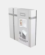 Cutie pentru amintirile bebelușului cu kit amprentă 2D - Double Frame White - Dooky - imagine 2