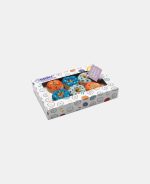 Șosetuțe pentru bebeluși - set 3 perechi- Blueberry Orange Donut - Dooky