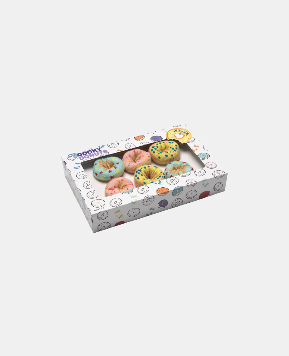 5038278008485.jpg Șosetuțe pentru bebeluși - set 3 perechi Tutti Frutti Donut - Dooky - imagine 1