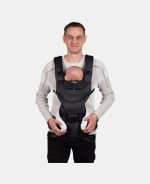 Marsupiu ergonomic pentru bebeluși Grey Sapphire - Dooky - imagine 5