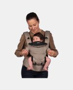 Marsupiu ergonomic pentru bebeluși Beige Desert - Dooky - imagine 13