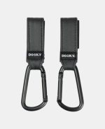 Cleme universale pentru cărucior - Set 2 buc - Black - Dooky - imagine 2