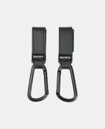 Cleme universale pentru cărucior - Set 2 buc - Black - Dooky