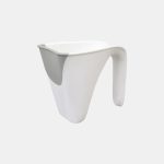Recipient pentru clatirea cu apa cu margine moale - White - Shnuggle