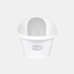 Cadita pentru bebelusi - White/Grey - Shnuggle