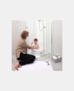 Cada pentru toddler - White/Grey - Shnuggle - imagine 4