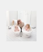 Cada pentru toddler - White/Grey - Shnuggle - imagine 6