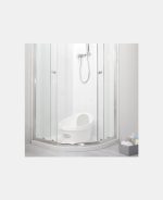Cada pentru toddler - White/Grey - Shnuggle - imagine 8