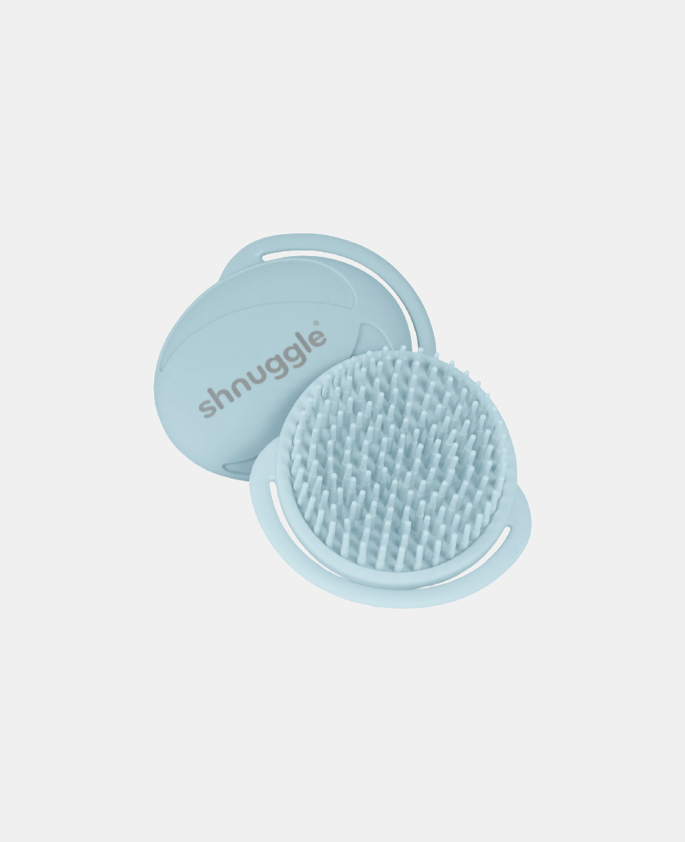 5060492570905.jpg Perie pentru bebelusi - Blue - Shnuggle - imagine 1