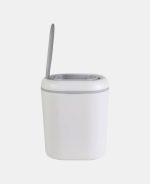 Coș pentru scutece - Eco-Touch White/Grey - Shnuggle - imagine 4