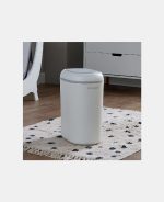 Coș pentru scutece - Eco-Touch White/Grey - Shnuggle - imagine 7