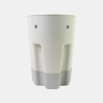 Cos de depozitare pentru jucariile de baie Ellie - Grey - Shnuggle