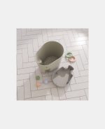 Cos de depozitare pentru jucariile de baie Ellie - Grey - Shnuggle - imagine 5