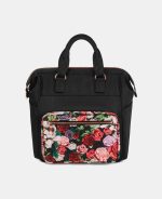 Cybex Platinum geantă pentru înfășat FE Spring Blossom Dark Black - imagine 2