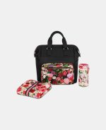 Cybex Platinum geantă pentru înfășat FE Spring Blossom Dark Black - imagine 6