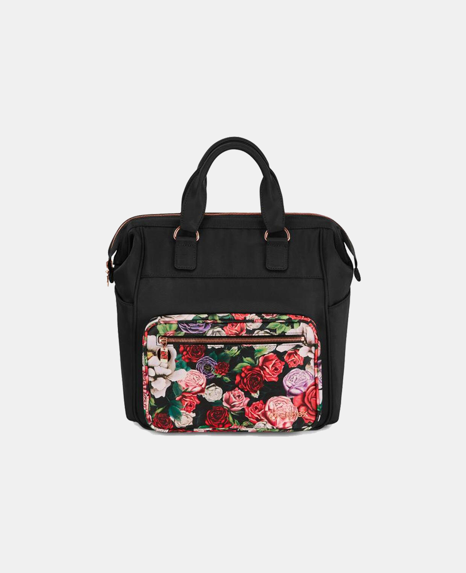 519004032.jpg Cybex Platinum geantă pentru înfășat FE Spring Blossom Dark Black - imagine 1