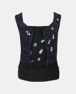 Marsupiu Bebe YEMA TIE Jewels of Nature | dark blue Cybex Platinum - imagine 2