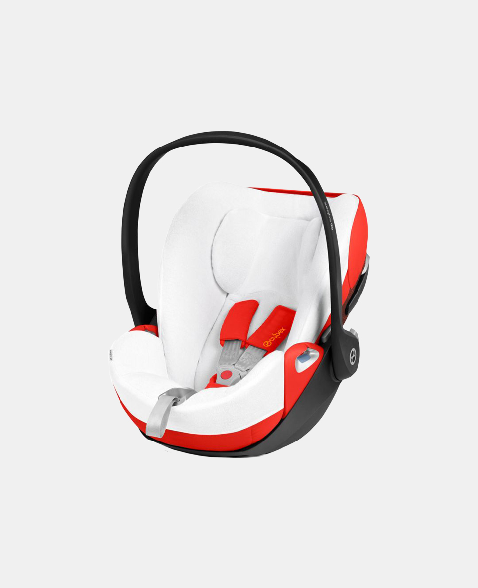 521002044.jpg Cybex Platinum husă de vară pentru scoica auto Cloud T/Z i-Size White - imagine 1