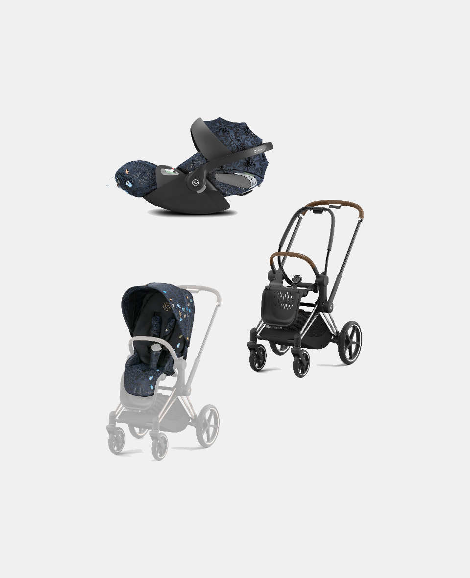 521002319-521002821-523000285.jpg Carucior 2 in 1 Parte Sport Carucior Priam Fashion Collections Jewels of Nature + Cadru Carucior pentru Copii Priam Chrome Brown + Scoica Auto CLOUD T I-SIZE Jewels of Nature | dark blue Cybex Platinum - imagine 1