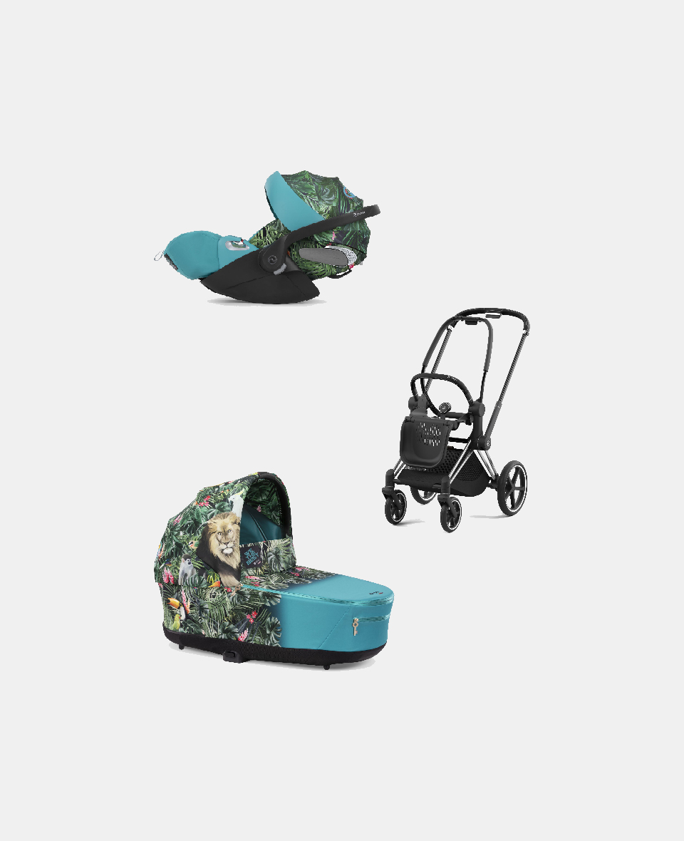 521002325-522000907-523000309.jpg Carucior 2 in 1 Landou Priam Lux pentru căruciorul Priam Design Collaborations We The Best | mid turquoise + Cadru Carucior pentru Copii Priam Chrome Black + Scoica Auto CLOUD T I-SIZE WE THE BEST BLUE | mid turquoise Cybex Platinum - imagine 1