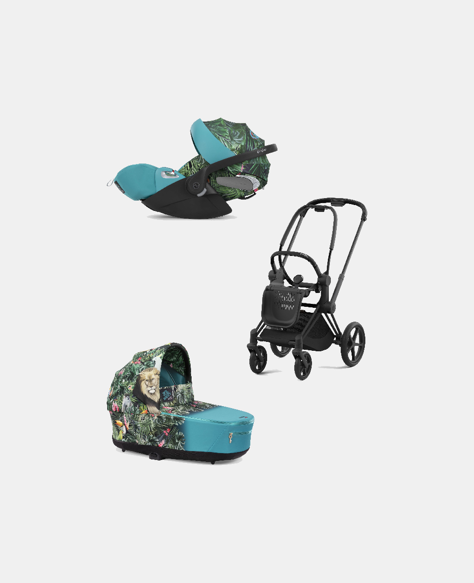 521002331-522000907-523000309.jpg Carucior 2 in 1 Landou Priam Lux pentru căruciorul Priam Design Collaborations We The Best | mid turquoise + Cadru Carucior pentru Copii Priam Matt Black + Scoica Auto CLOUD T I-SIZE WE THE BEST BLUE | mid turquoise Cybex Platinum - imagine 1